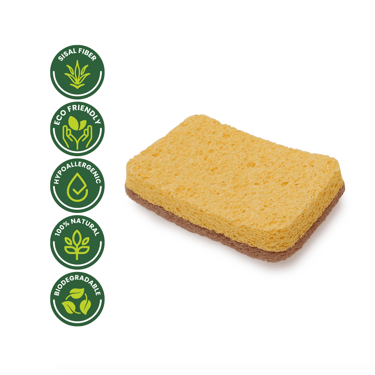 Esponja de Sisal y Celulosa ECO - Baño y Cocina