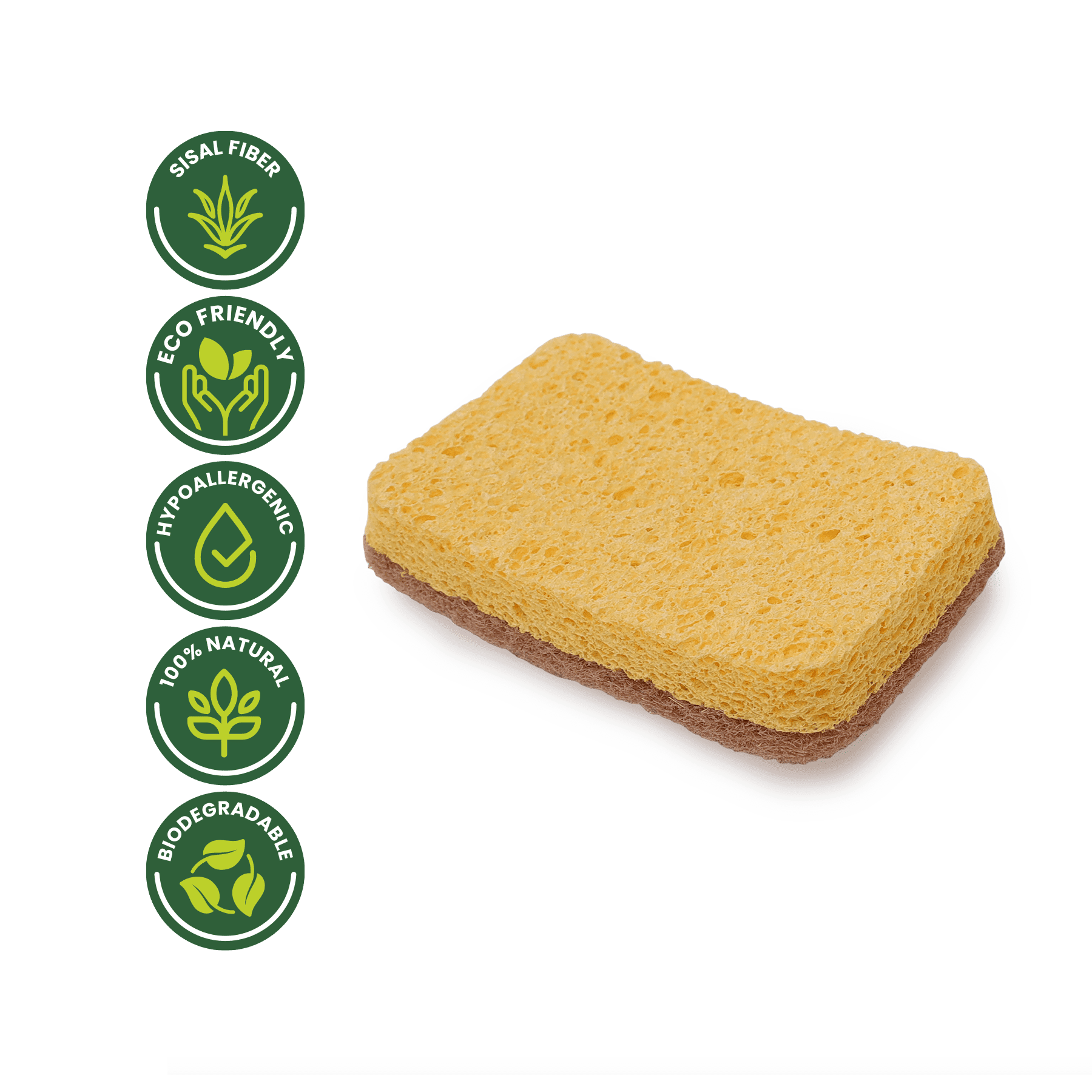 Esponja de Sisal y Celulosa ECO - Baño y Cocina