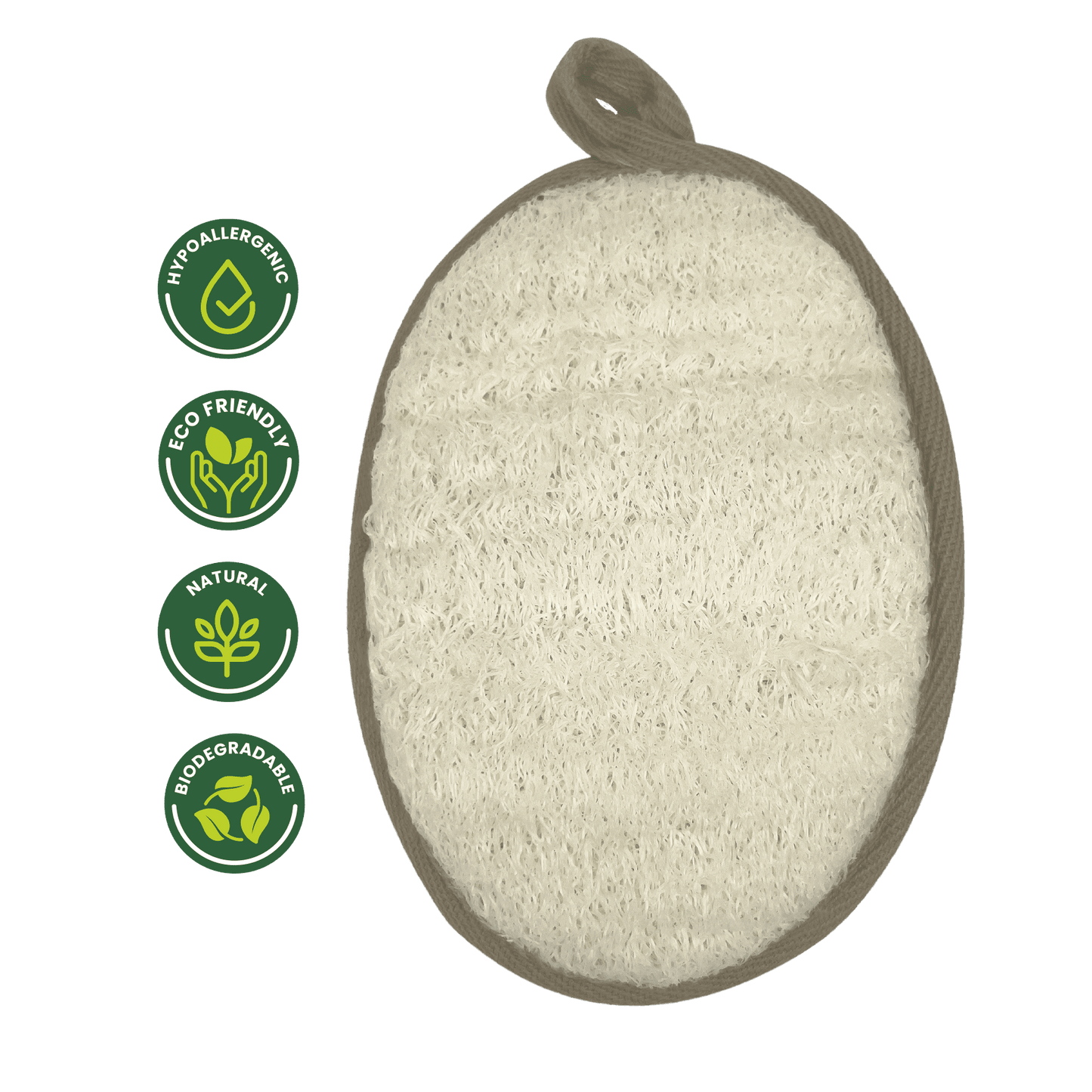 Guante exfoliante de Lufa y Algodón - Higiene Personal