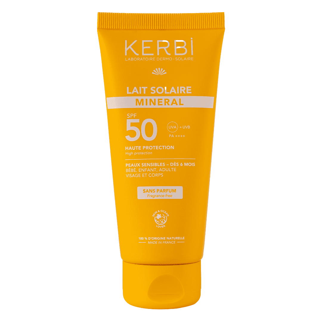 Leche Solar Mineral FPS50 50g - Sin perfume - Kerbi France