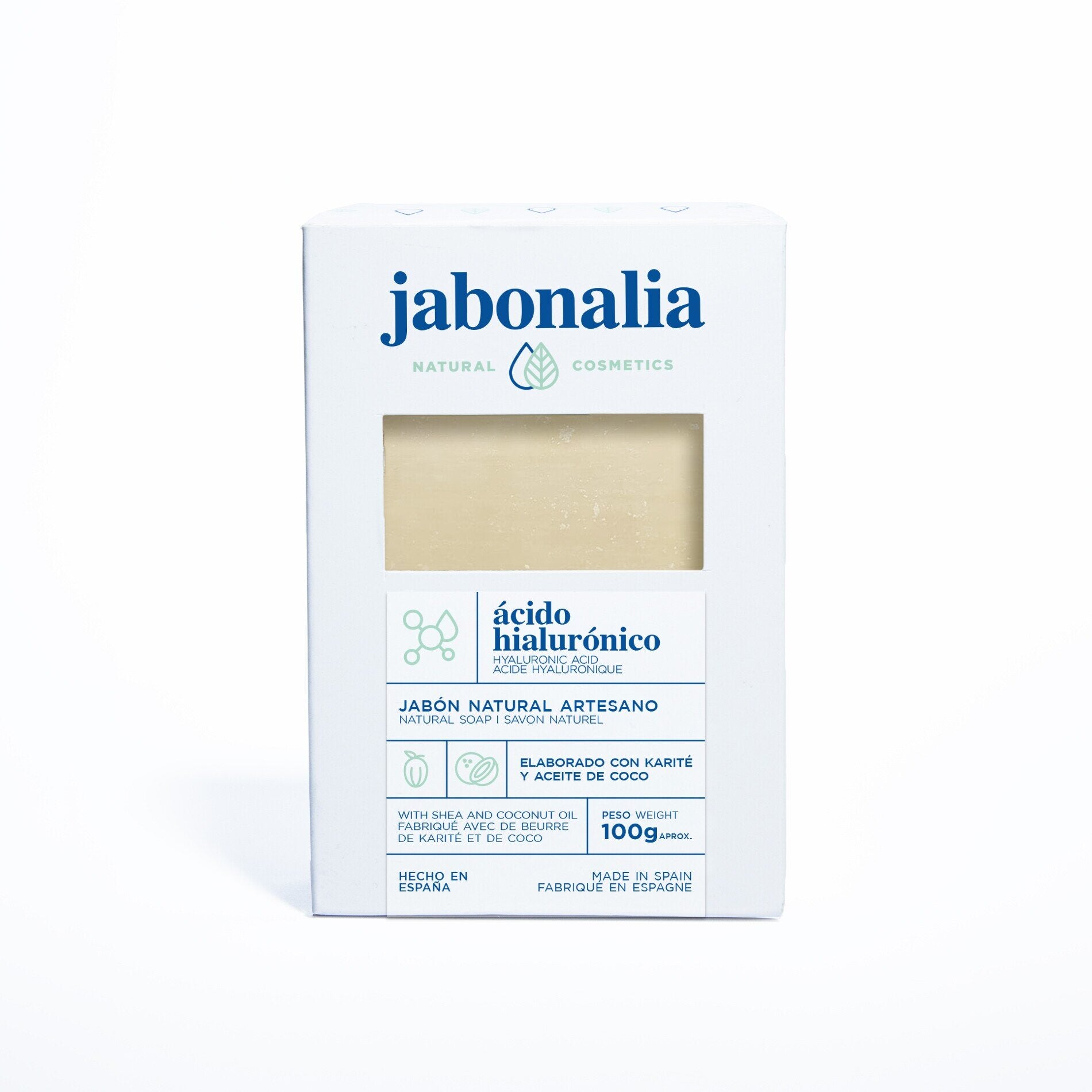 Jabón facial Ácido Hialurónico y Arroz - 100g