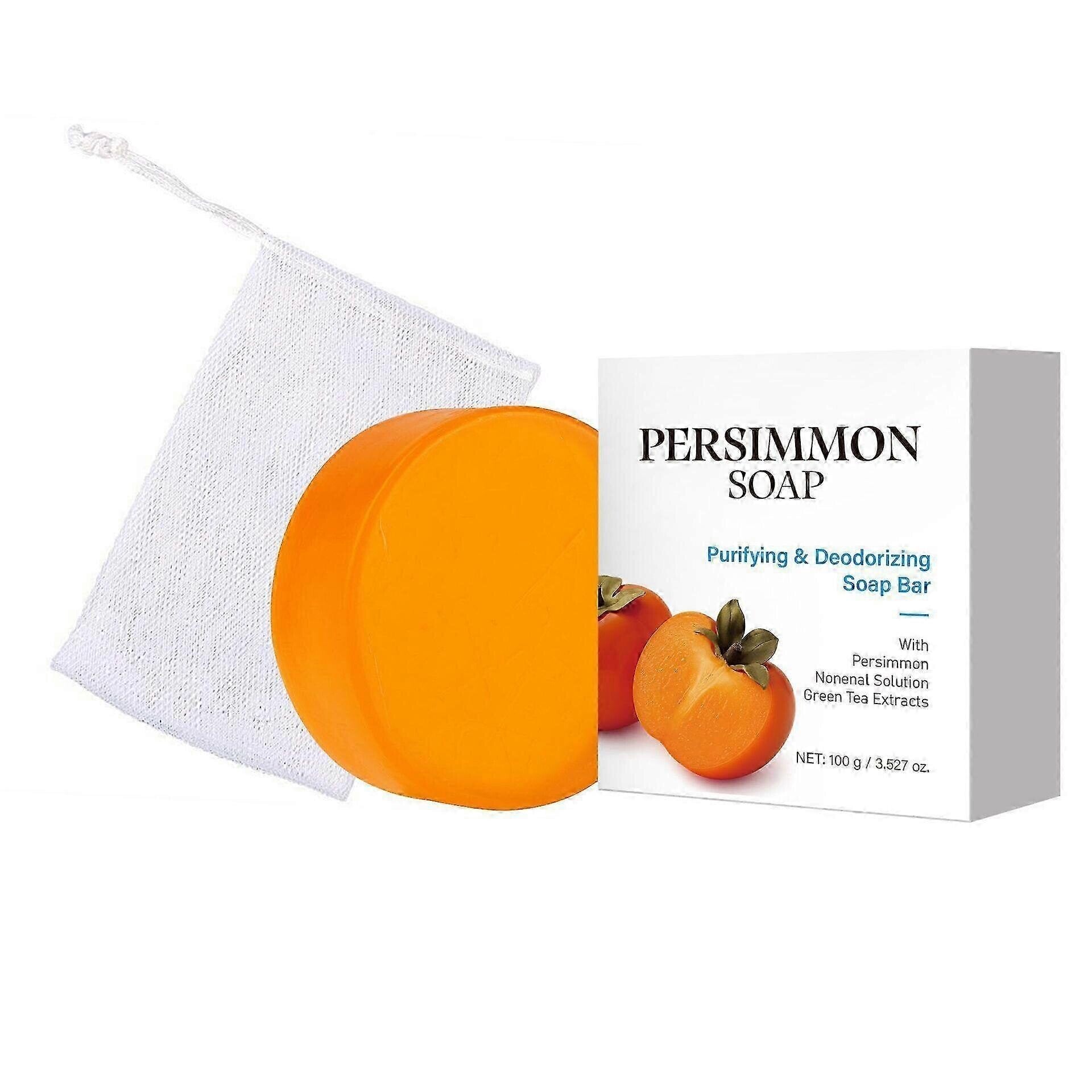 Jabón de Caqui - Desodorizante y Purificante 100g