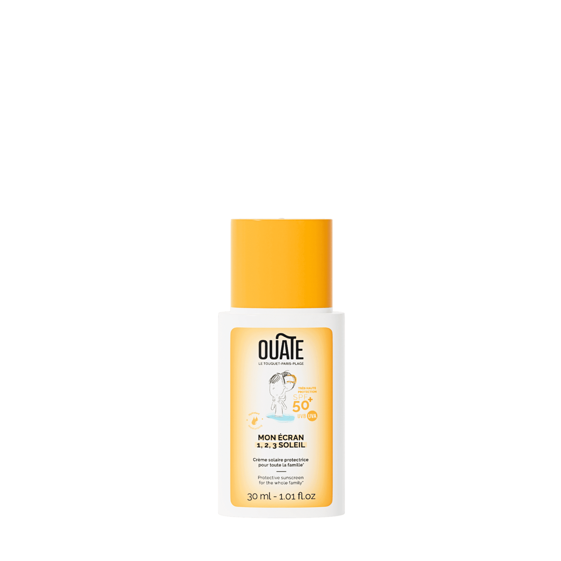 Crema solar facial y corporal FPS50 formato viaje 30ml - Ouate Paris