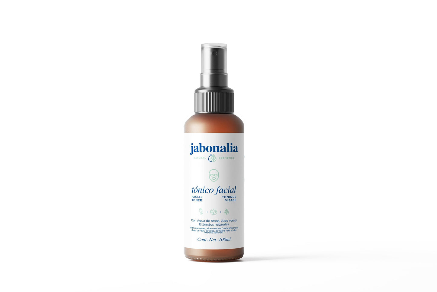 Pack cuidado facial Rosas (jabón de rosa mosqueta + tónico de rosas)