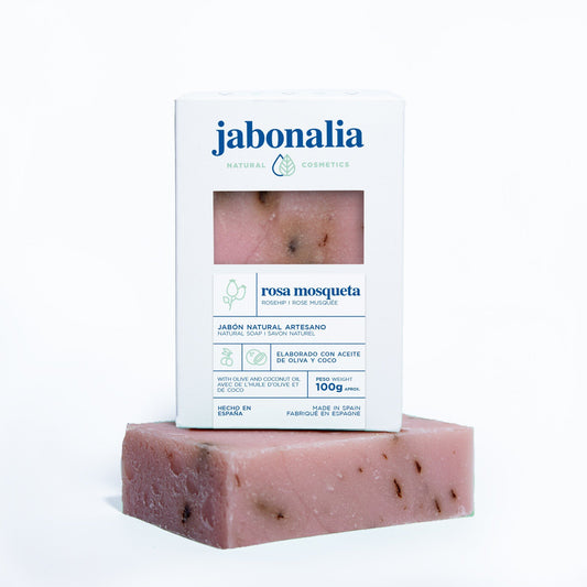Pack cuidado facial Rosas (jabón de rosa mosqueta + tónico de rosas)
