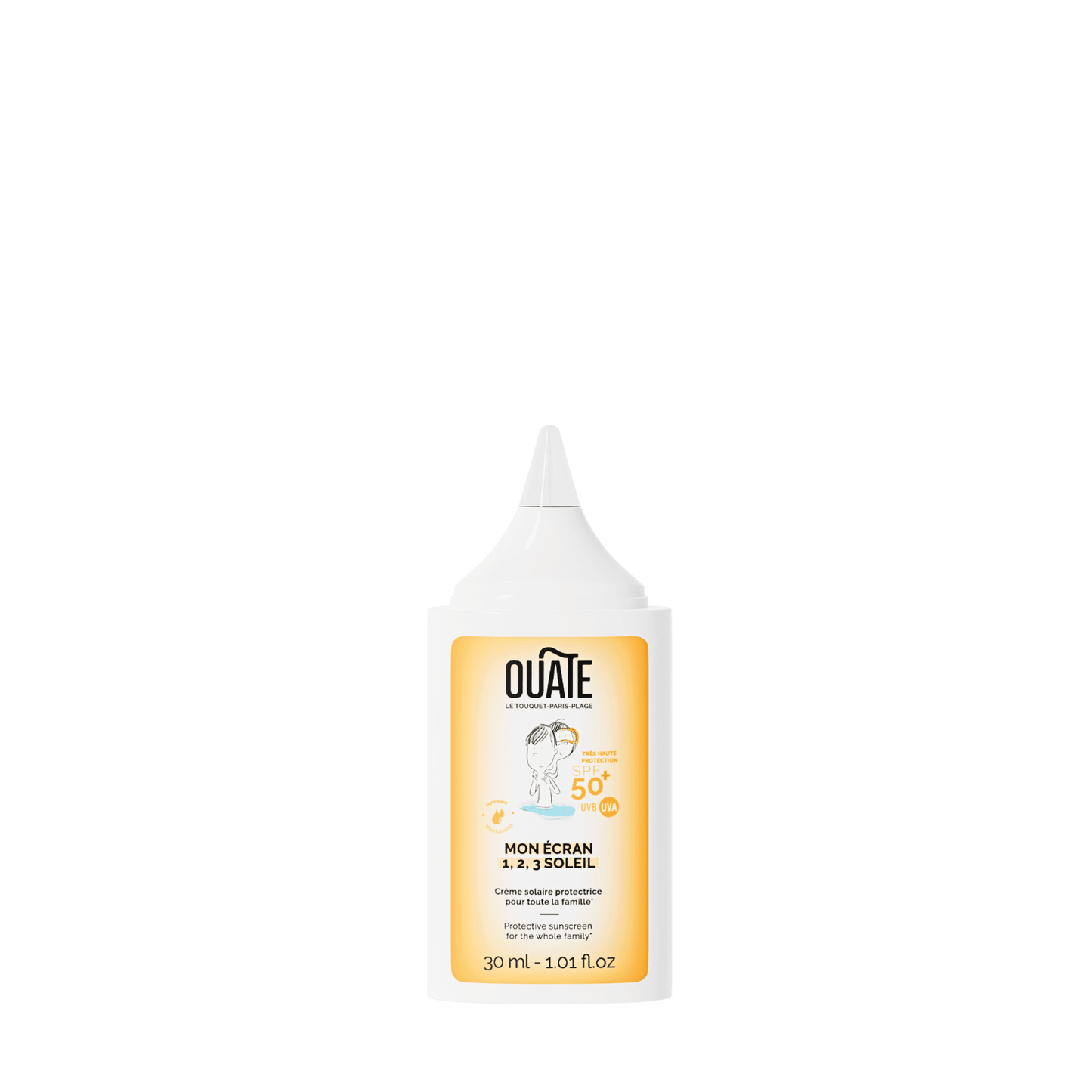Crema solar facial y corporal FPS50 formato viaje 30ml - Ouate Paris