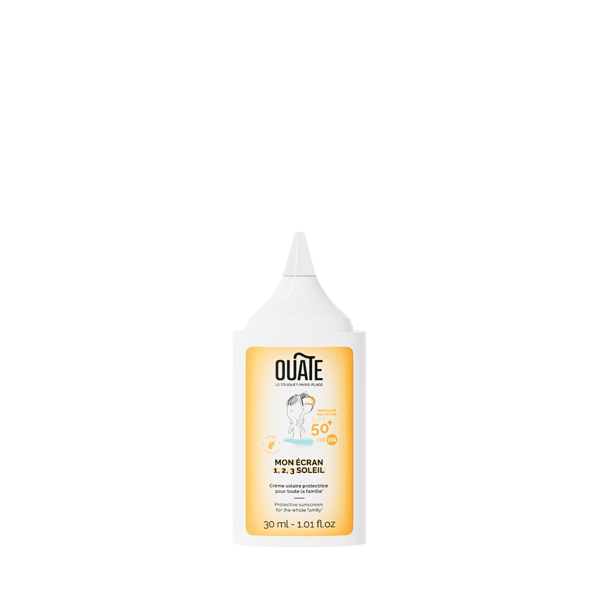Crema solar facial y corporal FPS50 formato viaje 30ml - Ouate Paris