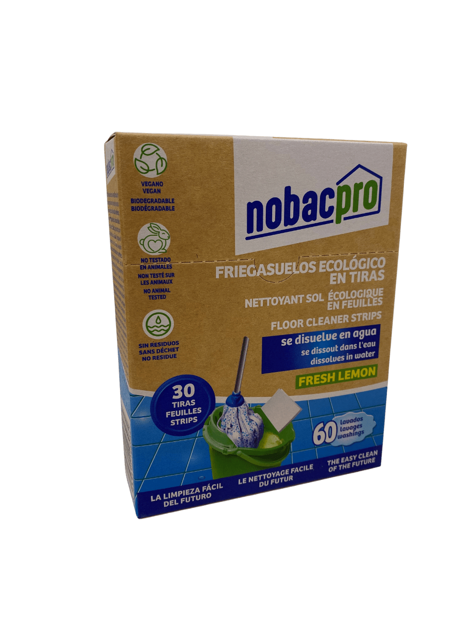 Friegasuelos en tiras ecológico 30 unidades - Nobacpro