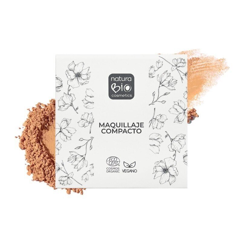 Maquillaje Compacto 01 Arena Algarve 9g - NaturaBIO Cosmetics