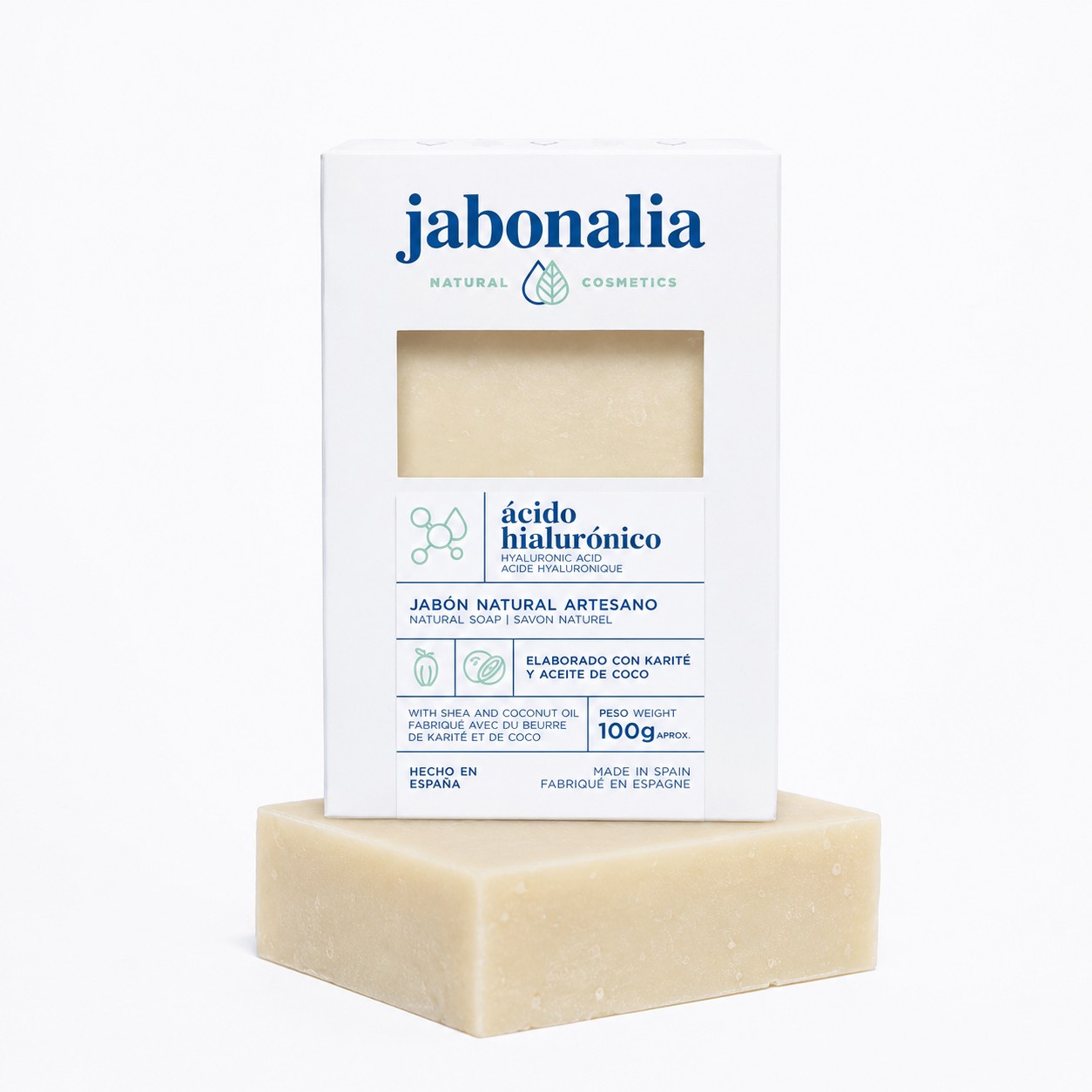 Jabón facial Ácido Hialurónico y Arroz 100g