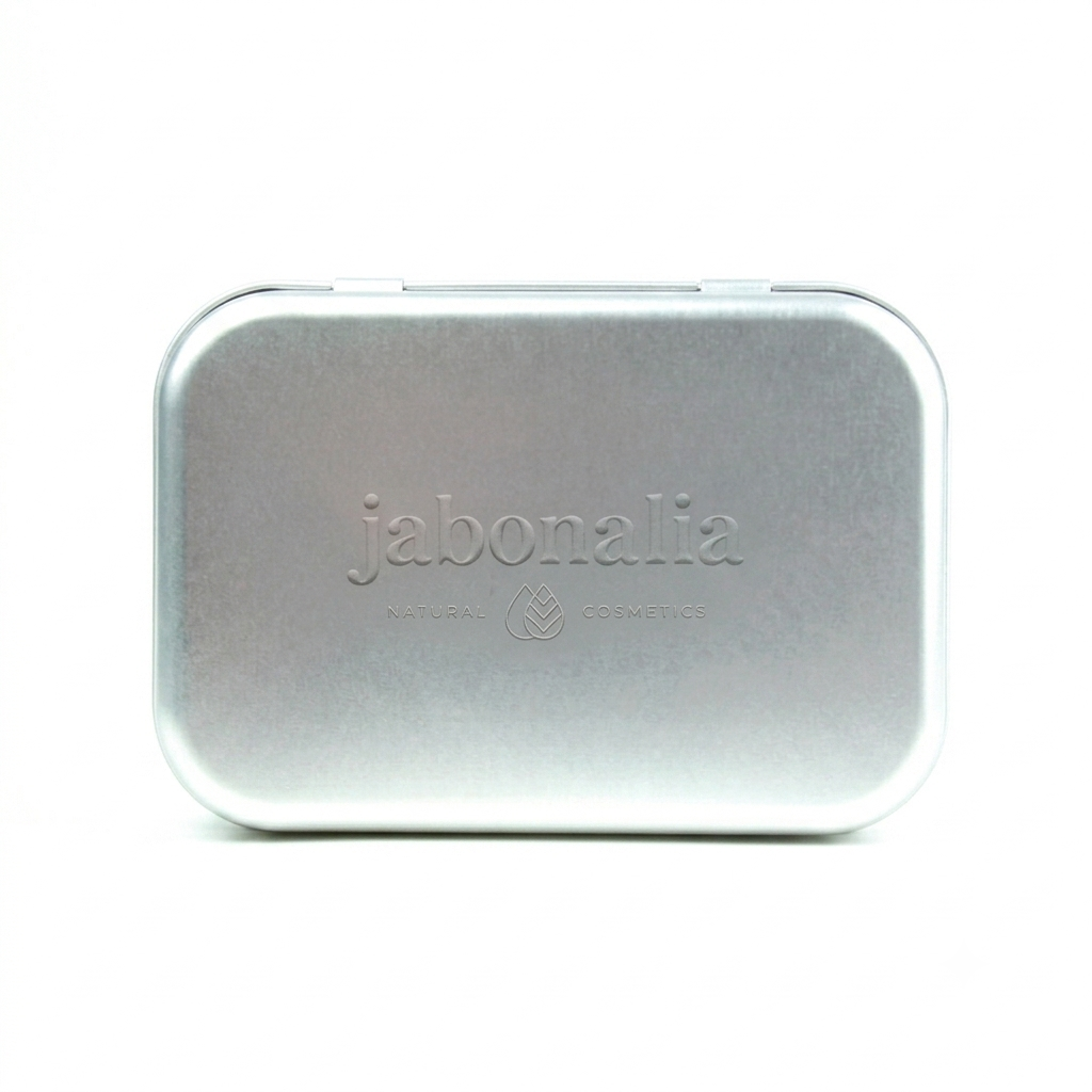 Jabonera metálica para transportar jabón