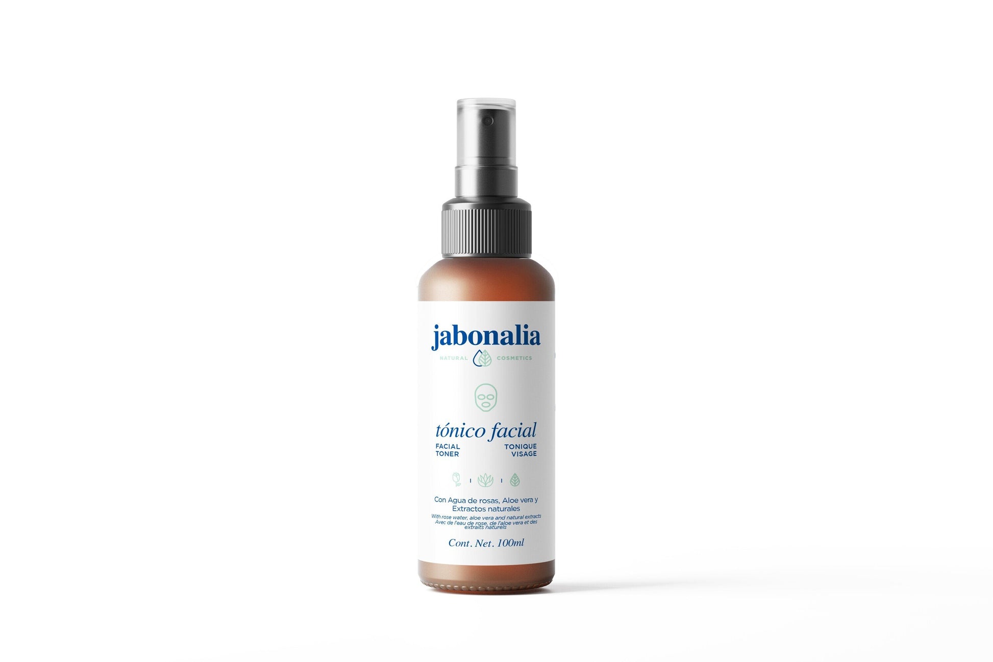 Tónico de Rosa Damascena y Aloe spray - 100ml
