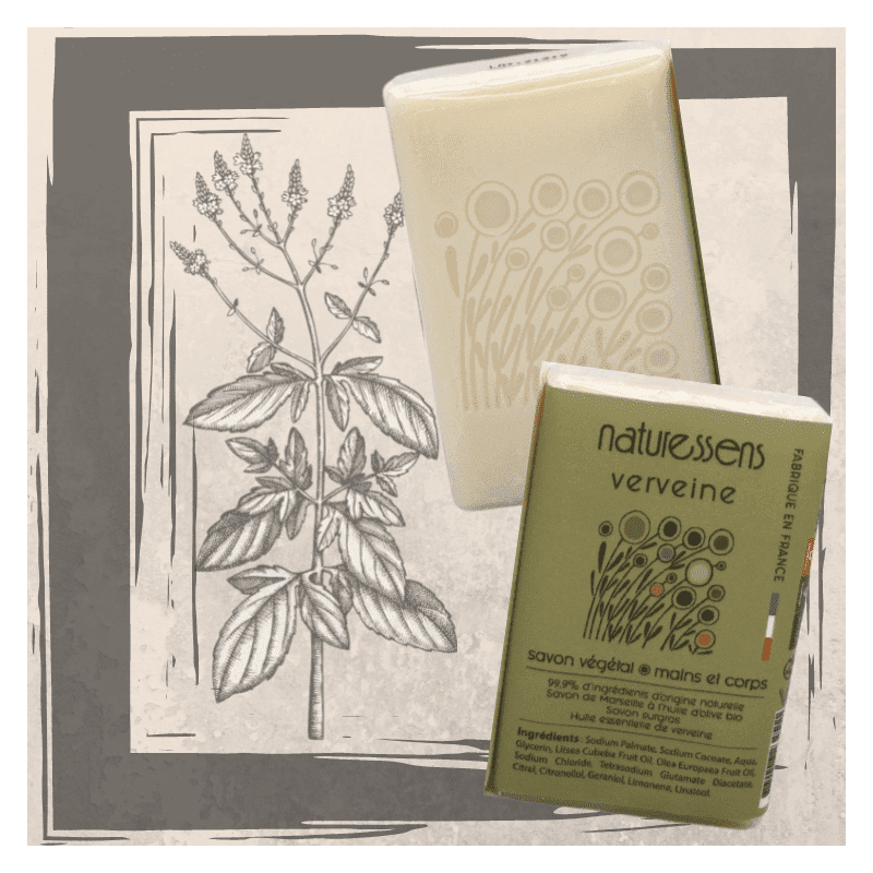 Jabón de Marsella sólido 100g - Verbena