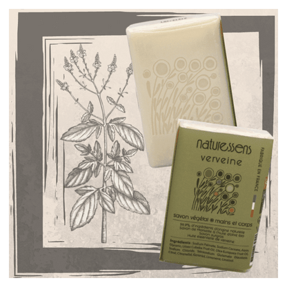 Jabón de Marsella sólido 100g - Verbena