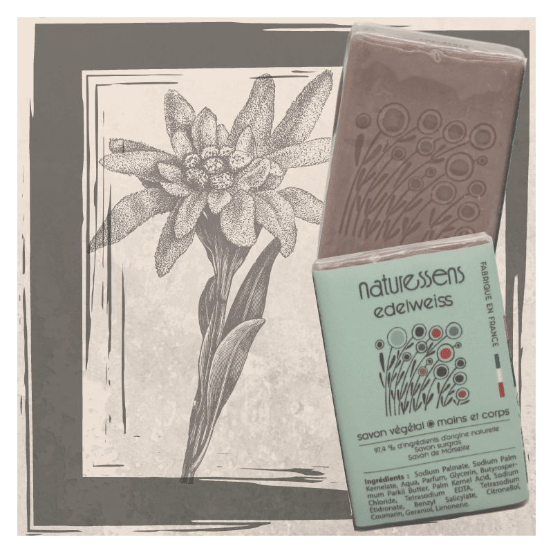 Jabón de Marsella sólido 100g - Edelweiss