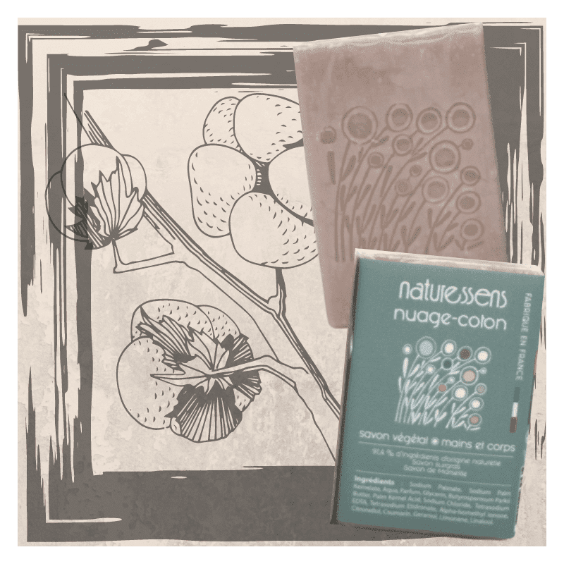 Jabón de Marsella sólido 100g - Nube de Algodón