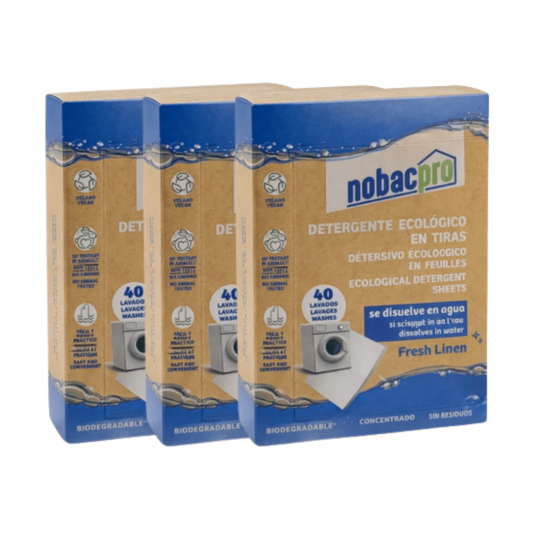 Pack Ahorro Tiras Detergente Eco 3uds - Nobacpro