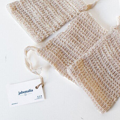 Bolsa Esponja de exfoliación suave para jabón
