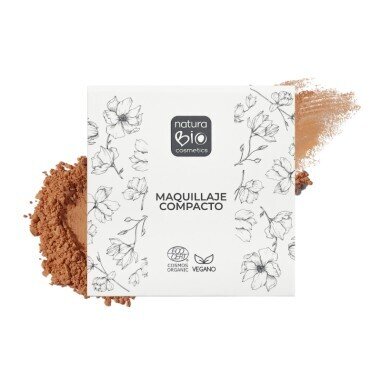 Maquillaje Compacto 02 Beige Alboraya 9g - NaturaBIO Cosmetics