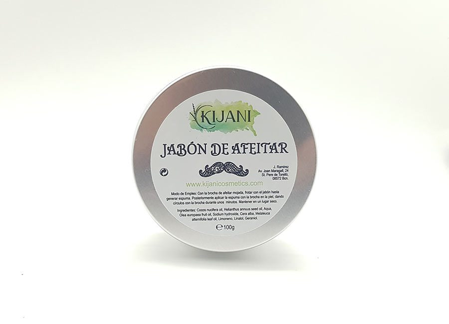Jabon de afeitar ecológico 100g