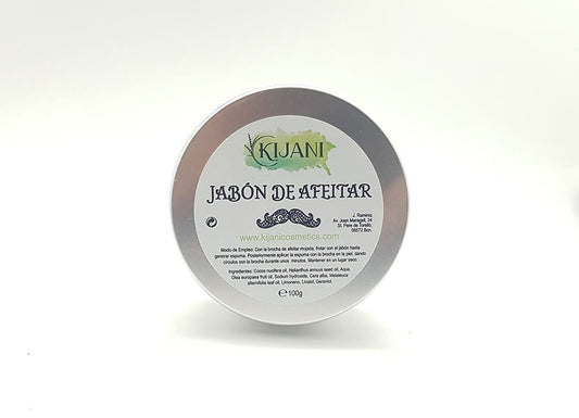 Jabon de afeitar ecológico 100g