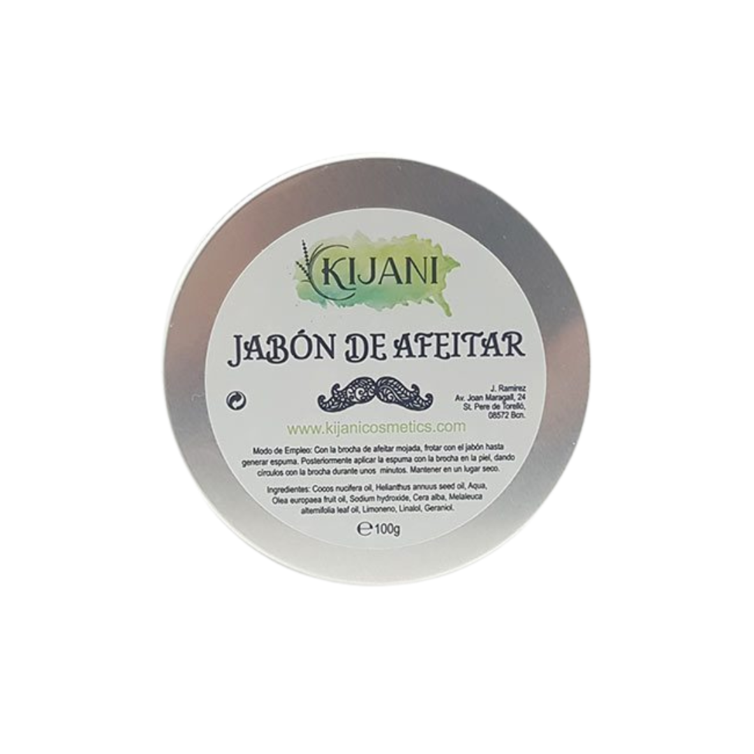 Jabon de afeitar ecológico 100g