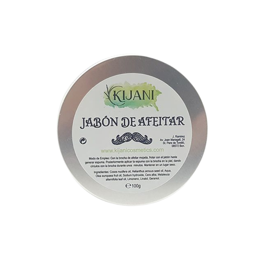 Jabon de afeitar ecológico 100g